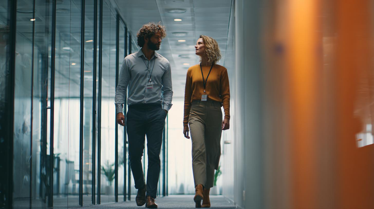 Perfect Match in der Personalvermittlung – Gespräch zwischen Bewerber und Arbeitgeber im modernen Büro